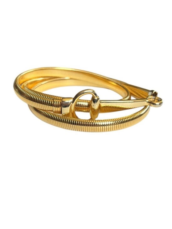 Vintage Gold Slinky Rope Metal Belt MCM Glam Retro 60s main image 5
